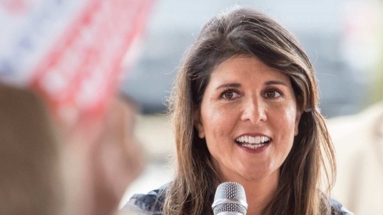 Nikki Haley demanded that US president Joe Biden boycott the 2022 Winter Olympics in Beijing. (AP) Nikki Haley demanded that US president Joe Biden boycott the 2022 Winter Olympics in Beijing. (AP)