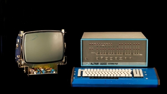 By 1973, the chips were good enough to power a computer small enough for a home. Intel’s 8080 powered the Altair 8800, a $400 mail-order build-it-yourself that became the first commercially successful PC. Bill Gates and Paul Allen started a little company called Micro-Soft (from microprocessors and software) to produce programmes for it. Back at Intel, the chip recovered its R&D costs in just five months.(Smithsonian Museum)