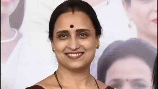 Chitra Wagh has termed the development a “witch-hunt” by the Maharashtra Vikas Aghadi (MVA) government because she has been demanding action against a Sena minister in the suicide case of a TikTok star. (HT File)