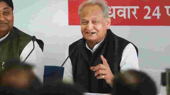 File photo: Rajasthan CM Ashok Gehlot. (HT Photo)