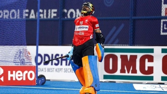 Photo of Indian men's hockey team goalkeeper PR Sreejesh(The Hockey India/Twitter)