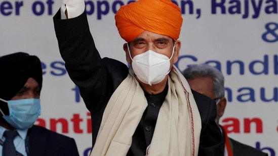 Congress leader Ghulam Nabi Azad during a 'Shanti Sammelan' event in Jammu. (PTI) Congress leader Ghulam Nabi Azad during a 'Shanti Sammelan' event in Jammu. (PTI)