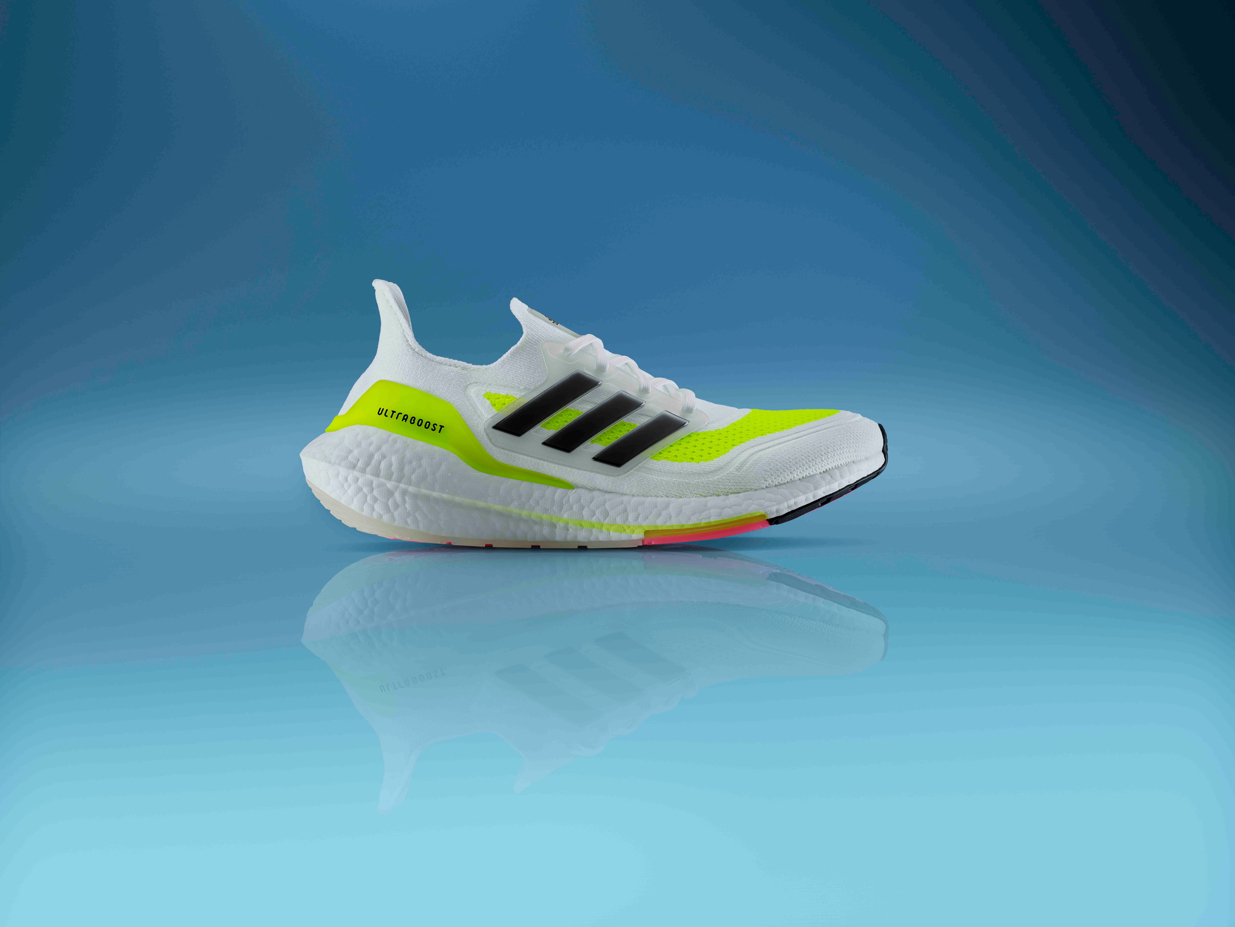 The slick new Ultraboost 21 from Adidas combines modern design with the latest in performance technology The slick new Ultraboost 21 from Adidas combines modern design with the latest in performance technology