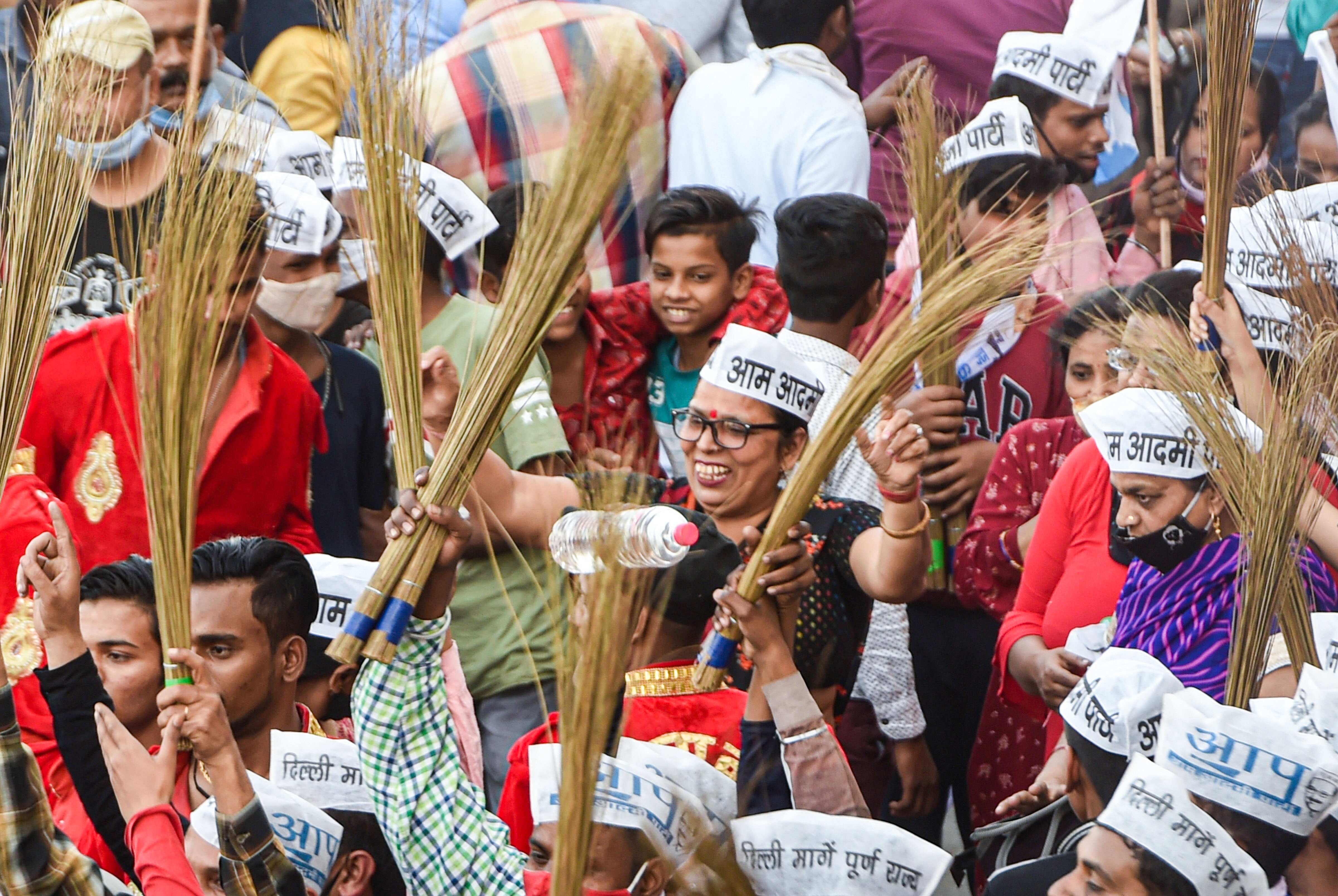 The message was clear the party has set its eyes on Gujarat assembly elections that are due to be held in December.&nbsp; (PTI)
