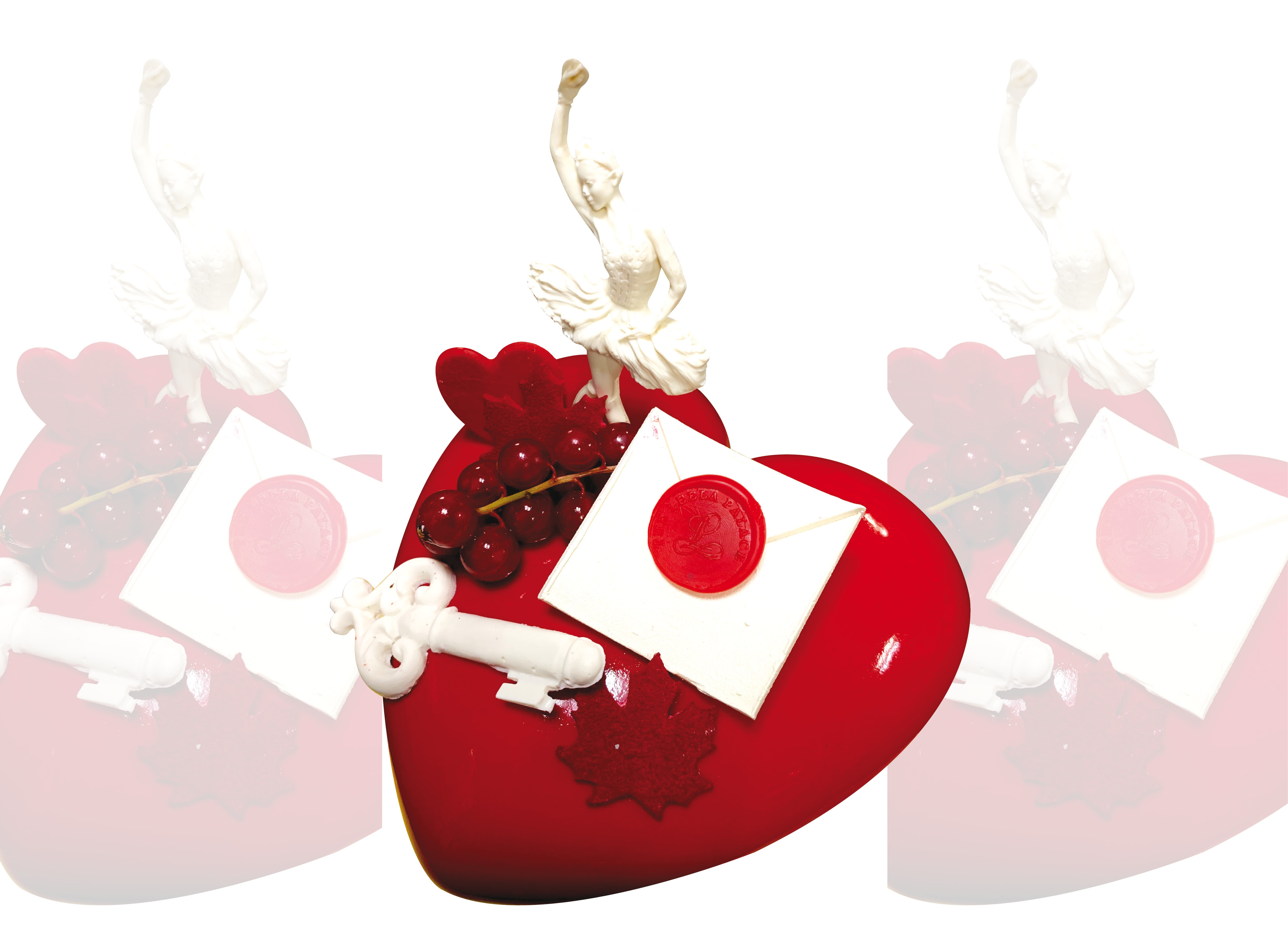 Le Cirque, Delhi, offered this stunning red-hued cake on Valentine’s Day