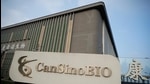 A logo of China's vaccine specialist Cansino Biologics Inc is pictured in Tianjin. (REUTERS FILE) A logo of China's vaccine specialist Cansino Biologics Inc is pictured in Tianjin. (REUTERS FILE)