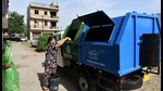 Chandigarh, India, June 04 : new Garbage collection vehicles at Sarangpur village Chandigarh, on Tuesday, June 04, 2019 Photo by Karun Sharma/Hindustan Times Chandigarh, India, June 04 : new Garbage collection vehicles at Sarangpur village Chandigarh, on Tuesday, June 04, 2019 Photo by Karun Sharma/Hindustan Times
