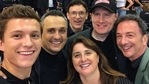 Russo Brothers, Kevin Feige and other Marvel executives with Tom Holland. Russo Brothers, Kevin Feige and other Marvel executives with Tom Holland.