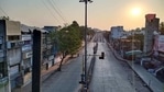 Amravati is under lockdown as Covid-19 cases witnessed a sudden uptick. (ANI) Amravati is under lockdown as Covid-19 cases witnessed a sudden uptick. (ANI)