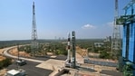 The launch will take place at 10.24 am from Satish Dhawan Space Centre in Sriharikota in Andhra Pradesh.(Twitter/@isro) The launch will take place at 10.24 am from Satish Dhawan Space Centre in Sriharikota in Andhra Pradesh.(Twitter/@isro)