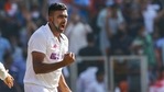 *Indian bowler R Ashwin celebrates the dismissal of England's J Leach on the first day of the 3rd cricket test match between India and England, at Narendra Modi Stadium in Ahmedabad.(PTI) *Indian bowler R Ashwin celebrates the dismissal of England's J Leach on the first day of the 3rd cricket test match between India and England, at Narendra Modi Stadium in Ahmedabad.(PTI)
