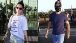 Shraddha Kapoor and Varun Dhawan at the airport.(Varinder Chawla) Shraddha Kapoor and Varun Dhawan at the airport.(Varinder Chawla)