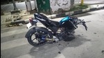 The victims, in their early 20s, were on a bike. (HT Photo) The victims, in their early 20s, were on a bike. (HT Photo)