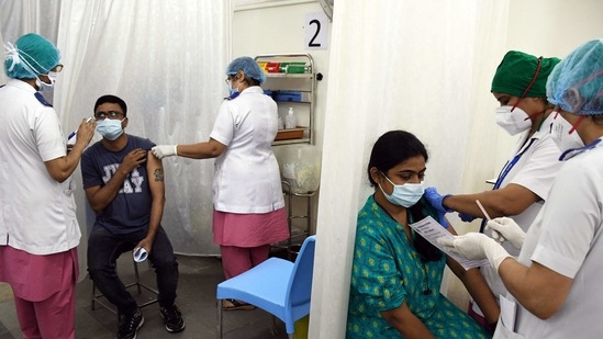 "The participation of the private hospitals is essential for the time-bound and safe vaccination. Seeking to coordinate the activities related to the immunisation programme at the private hospitals, several meetings have been conducted under the aegis of senior health department officials at the district level," an official statement said. "The participation of the private hospitals is essential for the time-bound and safe vaccination. Seeking to coordinate the activities related to the immunisation programme at the private hospitals, several meetings have been conducted under the aegis of senior health department officials at the district level," an official statement said.