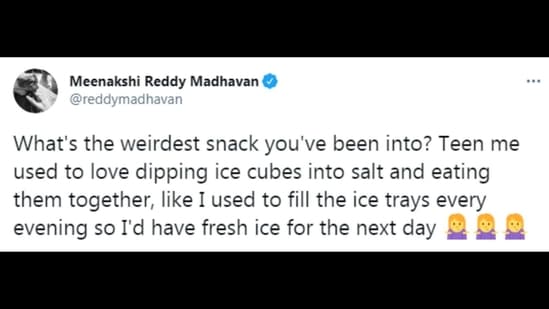 The image shows the tweet which started it all.(Twitter/@reddymadhavan)