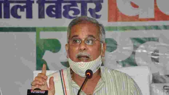Chhattisgarh chief minister Bhupesh Baghel.(File photo) Chhattisgarh chief minister Bhupesh Baghel.(File photo)