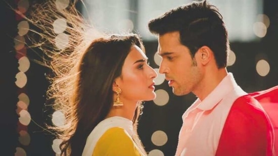 Parth Samthaan and Erica Fernandes in Kasautii Zindagii Kay.