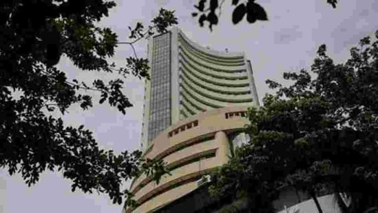 Key benchmark index Sensex dropped by 1,786 points or 3.46 per cent last week amid weak global cues.(Bloomberg)