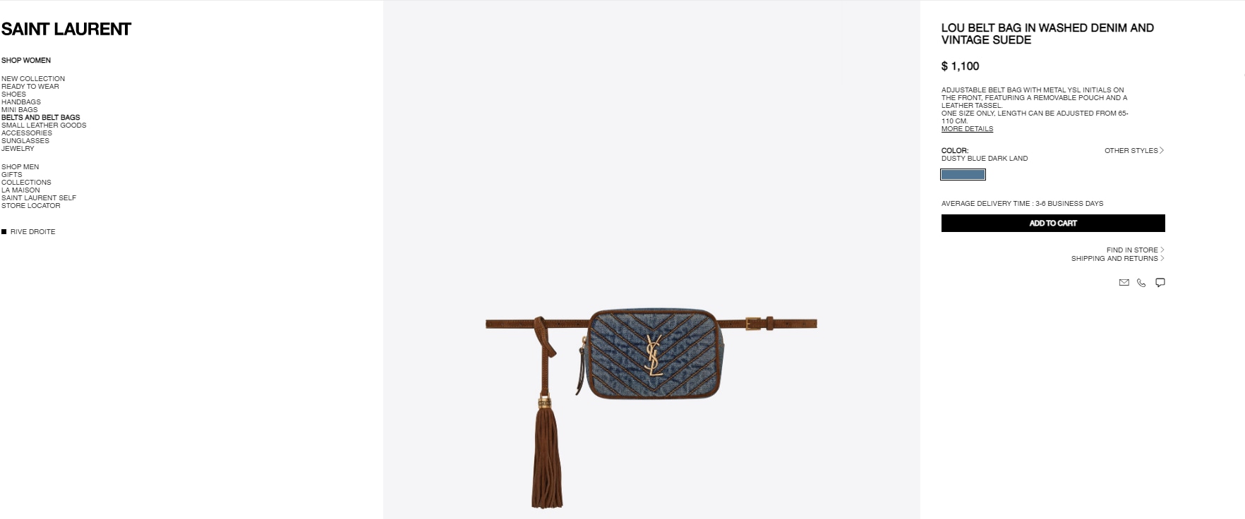 Rakul Preet's bag is worth  ₹80k (ysl.com)