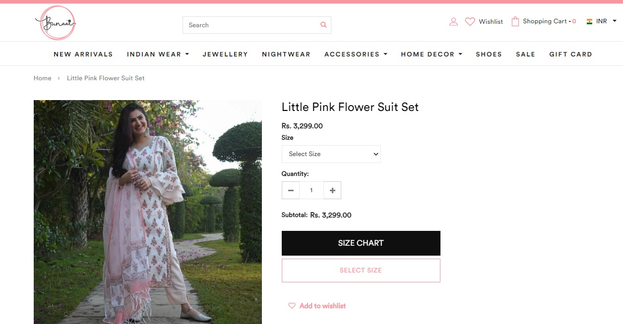 Sonakshi Sinha's kurta set from Pari Choudhary’s cotton clothing label, Bunaai (bunaai.com)