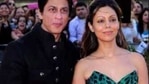 Shah Rukh Khan with Gauri Khan. Shah Rukh Khan with Gauri Khan.