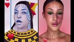 The image shows two different looks created by makeup artists for the emoji makeup challenge.(Instagram) The image shows two different looks created by makeup artists for the emoji makeup challenge.(Instagram)