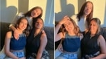 Navya Nanda with her friends. Navya Nanda with her friends.