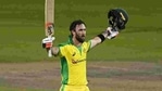 Australia's Glenn Maxwell celebrates his century.(Pool via REUTERS) Australia's Glenn Maxwell celebrates his century.(Pool via REUTERS)