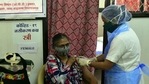 A BMC medical staffer administering a Covid-19 vaccine to a beneficiary at JJ Hospital in Mumbai, India, on Monday, March 1, 2021.(Anshuman Poyrekar/HT Photo) A BMC medical staffer administering a Covid-19 vaccine to a beneficiary at JJ Hospital in Mumbai, India, on Monday, March 1, 2021.(Anshuman Poyrekar/HT Photo)
