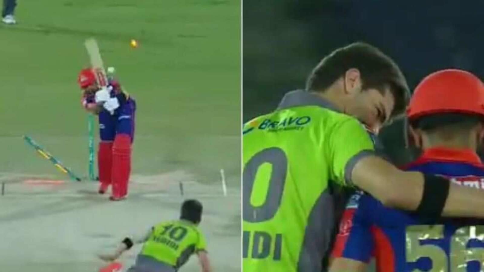 PSL 2021: Shaheen Shah Afridi Hugs Babar Azam After Knocking Him Over ...