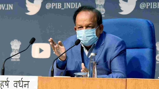 Union minister for health and family Welfare Dr. Harsh Vardhan added that questioning of the vaccines is politically motivated..(ANI) Union minister for health and family Welfare Dr. Harsh Vardhan added that questioning of the vaccines is politically motivated..(ANI)