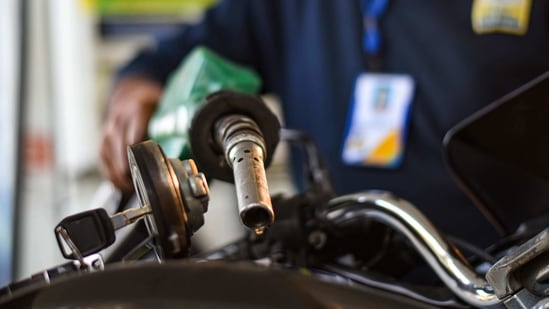 A doubling in the price of crude oil over the past 10 months has contributed to record fuel prices at gas stations in India.(Amal KS/ Hindustan Times) A doubling in the price of crude oil over the past 10 months has contributed to record fuel prices at gas stations in India.(Amal KS/ Hindustan Times)