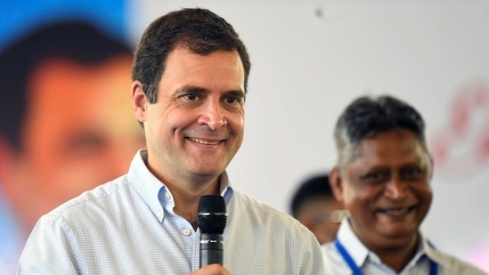 File photo: Congress leader Rahul Gandhi.(PTI) File photo: Congress leader Rahul Gandhi.(PTI)