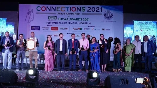Nitendra Singh was declared ‘Alumni of the Year’ while IAS officers Rajender Kataria and Dr Saumitra Mohan were awarded the ‘Public Service Award’ for 2021.(Handout) Nitendra Singh was declared ‘Alumni of the Year’ while IAS officers Rajender Kataria and Dr Saumitra Mohan were awarded the ‘Public Service Award’ for 2021.(Handout)