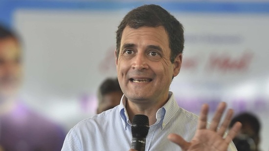 The former Congress president is touring poll-bound Tamil Nadu as part of the second leg of his campaign for the April 6 assembly polls.(PTI) The former Congress president is touring poll-bound Tamil Nadu as part of the second leg of his campaign for the April 6 assembly polls.(PTI)