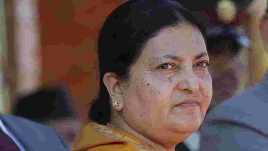 File photo of Nepalese President Bidya Devi Bhandari(AP) File photo of Nepalese President Bidya Devi Bhandari(AP)