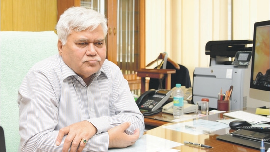 National health authority chairman R S Sharma . (HT archive) National health authority chairman R S Sharma . (HT archive)