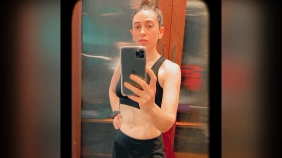 Karisma Kapoor made a case for neon sports bras with her International Yoga  Day post