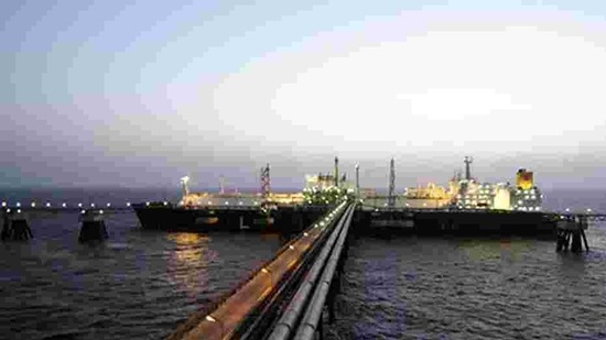 Pakistan has become one of the top emerging markets for the super-chilled fuel in recent years as domestic gas production has plateaued, forcing the nation to import cargoes. In this picture the Petronet LNG Dahej Terminal can be seen.(HT Archive/For Representative Purposes Only) Pakistan has become one of the top emerging markets for the super-chilled fuel in recent years as domestic gas production has plateaued, forcing the nation to import cargoes. In this picture the Petronet LNG Dahej Terminal can be seen.(HT Archive/For Representative Purposes Only)