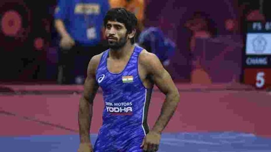 Indian wrestler Bajrang Punia. (Vipin Kumar/HT PHOTO)