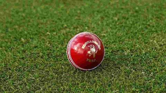 A general view of a Kookaburra turf four piece cricket ball.(Getty Images) A general view of a Kookaburra turf four piece cricket ball.(Getty Images)