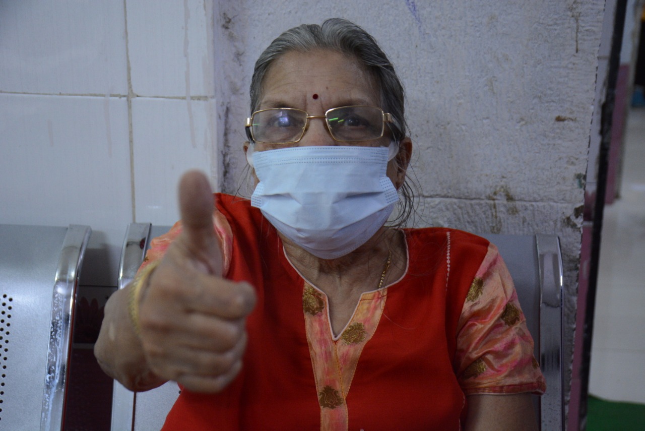 Senior citizen gets vaccinated against Covid-19 at Thane civil hospital on March 1. Praful Gangurde / HT photo(Praful Gangurde / HT photo) Senior citizen gets vaccinated against Covid-19 at Thane civil hospital on March 1. Praful Gangurde / HT photo(Praful Gangurde / HT photo)