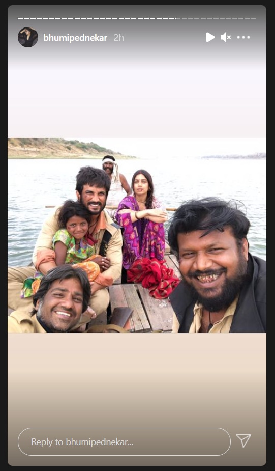 Bhumi Pednekar's Instagram stories.
