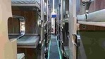 The luxuries of the Economy AC 3-tier coaches include personalised reading lights, AC vents, USB points, mobile charging points, improved ladder to climb to the upper berth and snack tables next to the aisle berths. The luxuries of the Economy AC 3-tier coaches include personalised reading lights, AC vents, USB points, mobile charging points, improved ladder to climb to the upper berth and snack tables next to the aisle berths.