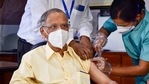 Infosys co-founder Narayan Murthy receives his first dose of COVID vaccine during the second phase of the countrywide inoculation drive, in Bengaluru,(PTI) Infosys co-founder Narayan Murthy receives his first dose of COVID vaccine during the second phase of the countrywide inoculation drive, in Bengaluru,(PTI)