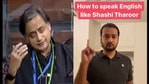 A sketch by Pakistani comedian Akbar Chaudhry on how to speak English like Shashi Tharoor grabbed the attention of netizens.(Twitter/@akbar chaudhry) A sketch by Pakistani comedian Akbar Chaudhry on how to speak English like Shashi Tharoor grabbed the attention of netizens.(Twitter/@akbar chaudhry)