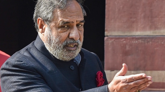 Congress MP Anand Sharma at Parliament House complex.(PTI File Photo) Congress MP Anand Sharma at Parliament House complex.(PTI File Photo)