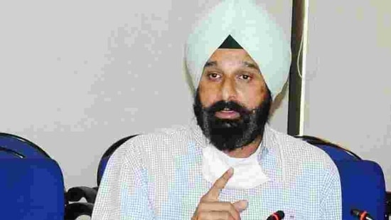 Without naming anyone, Bikram Majithia asked the Speaker to take action against MLAs who left their parent parties to join others.(Twitter)