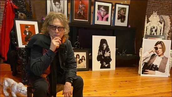 Mick Rock collaborates with urban artist Fin DAC, fuses photography and painting(Instagram/therealmickrock)