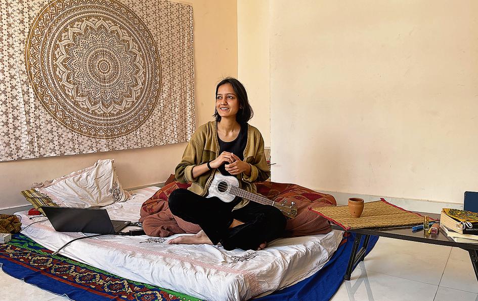 Ms Prachi Sharma, 21, moved here a month ago from her parents’ house in nearby Faridabad in Haryana. “Though they wanted me to stay with them.” Ms Prachi Sharma, 21, moved here a month ago from her parents’ house in nearby Faridabad in Haryana. “Though they wanted me to stay with them.”